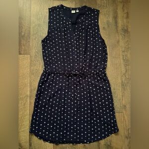 GAP | sleeveless drawstring mini dress